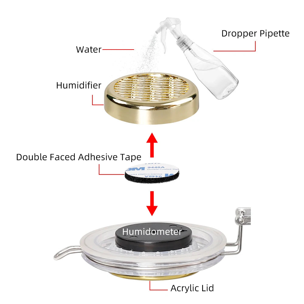 Compact Humidor Jar