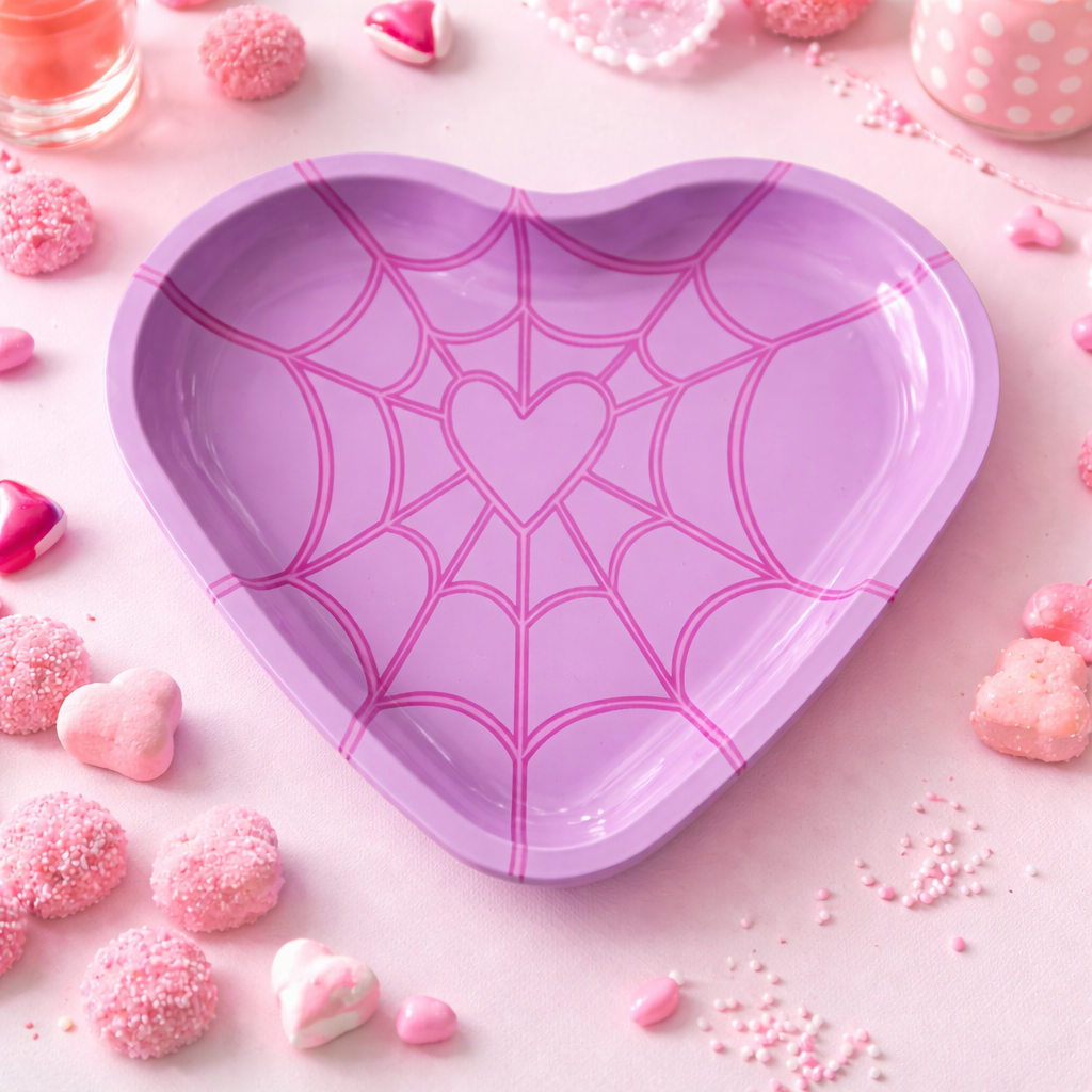 Heart Web Shaped Tray
