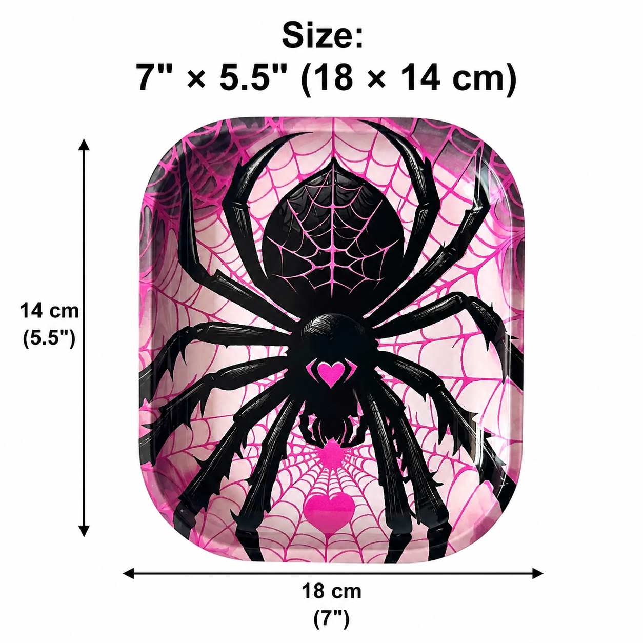 Pink Spider Tray