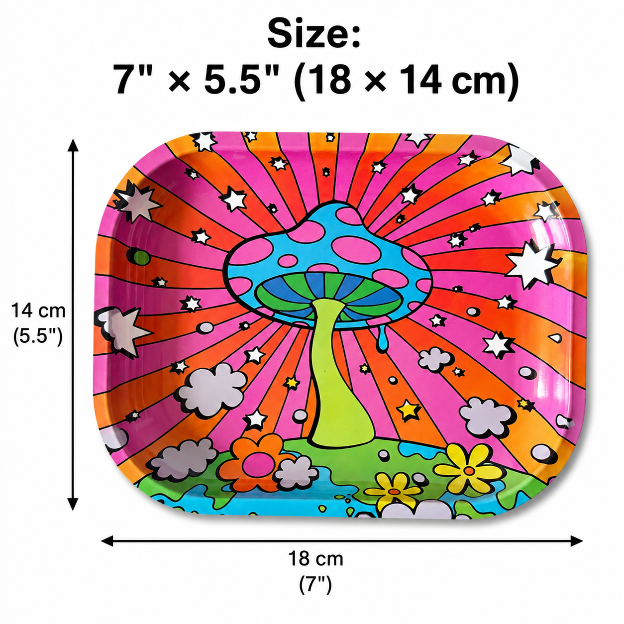 Trippy Mushroom Tray