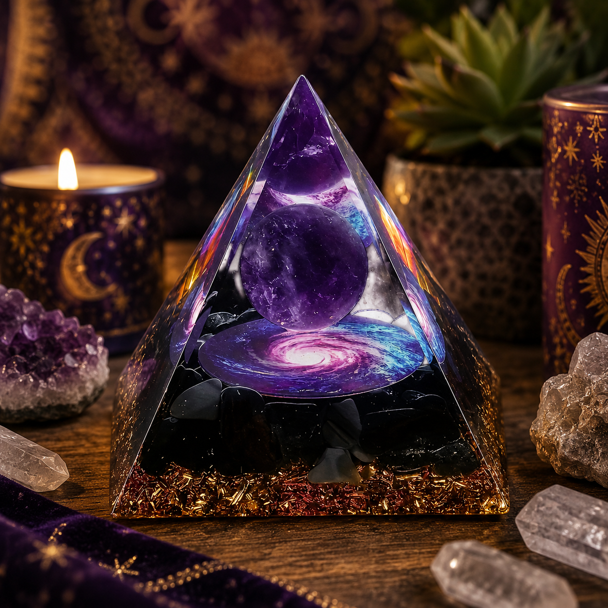 Amethyst Pyramid Crystal