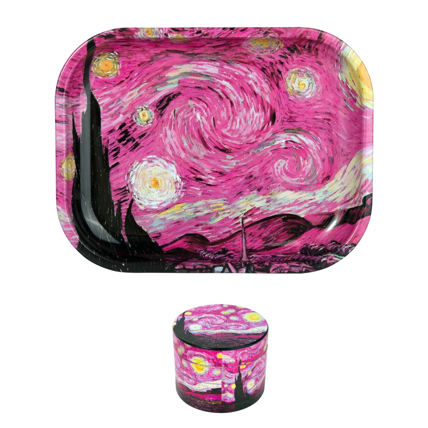 Vibrant Pink Painting Set
