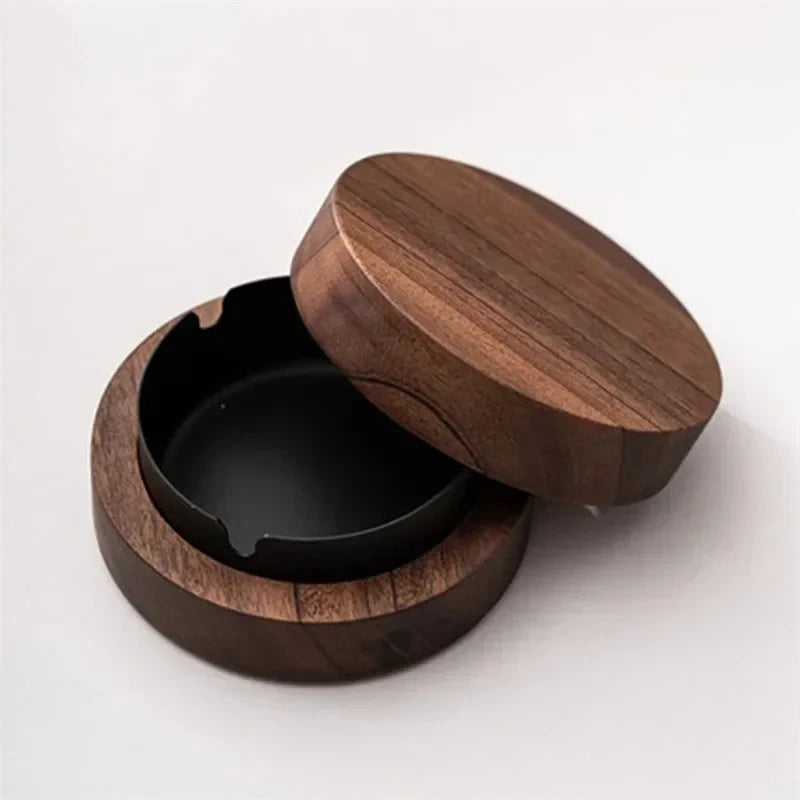Refined Natural Wood Ashtray