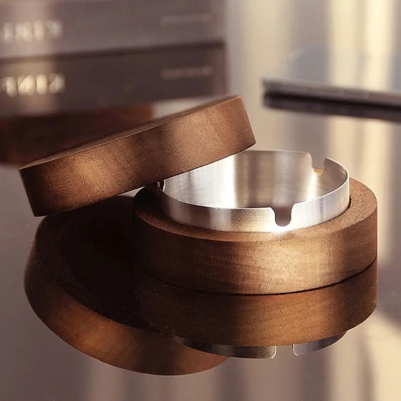 Refined Natural Wood Ashtray