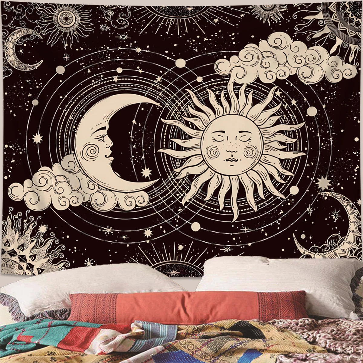 Sun Moon Tapestry