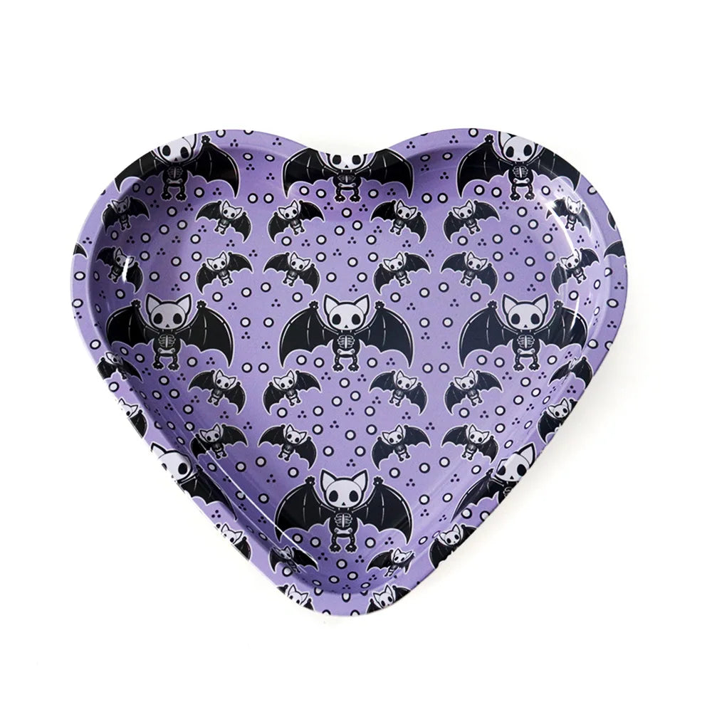 Purple Heart Shaped Tray