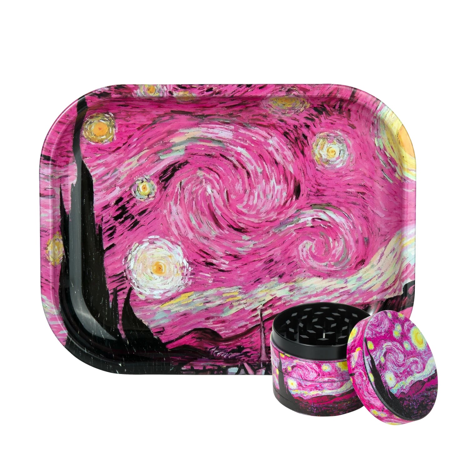 Vibrant Pink Painting Set