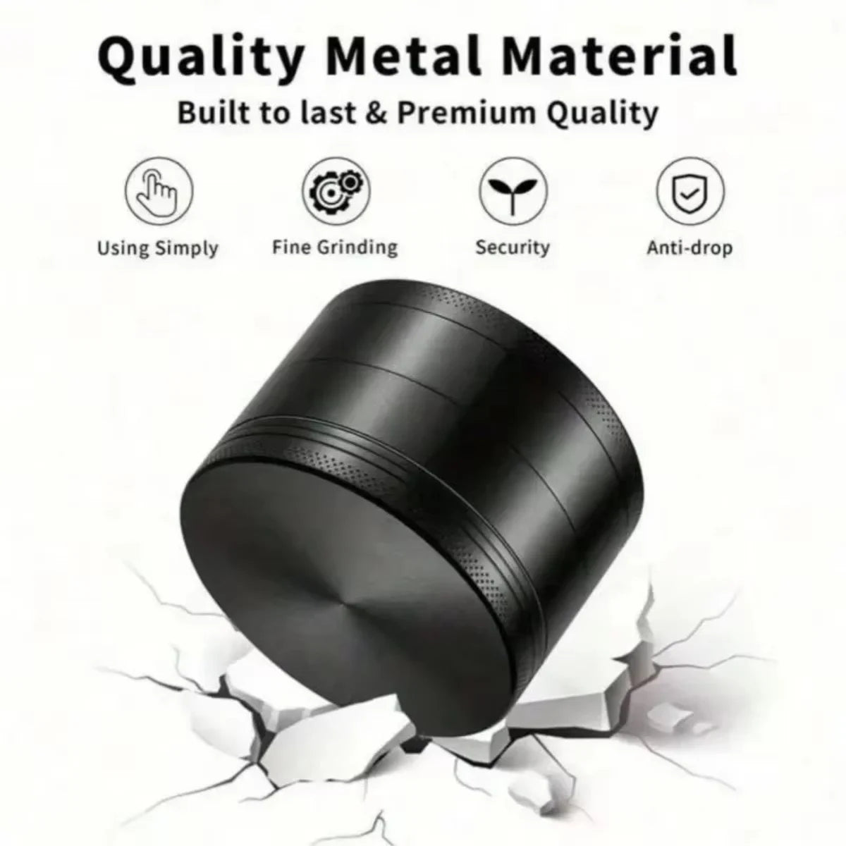 40/50mm Metal Herb Grinder Leopard Print Pepper Mill Salt Spice Crusher Mortar Tobacco Grass Raw Grinder Smoking Accessories