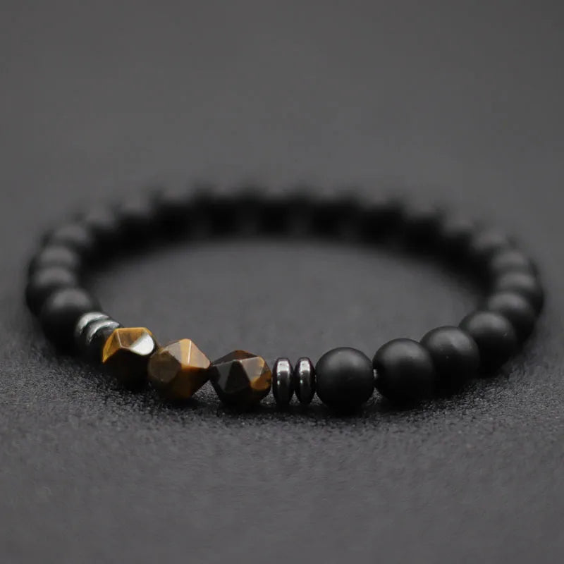Tiger Eyes Black Stone Bracelet
