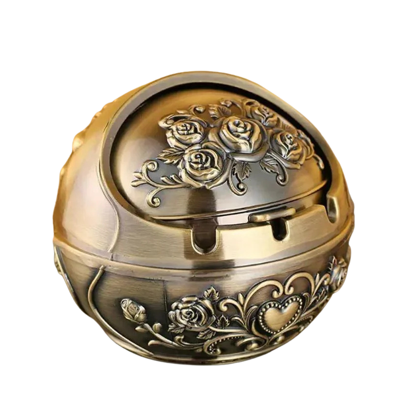 Rose Metal Ashtray